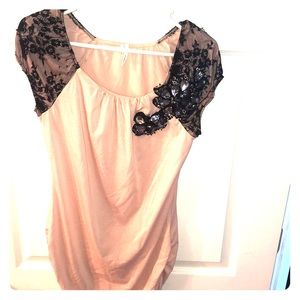 Blush and Black Studio Y Tee